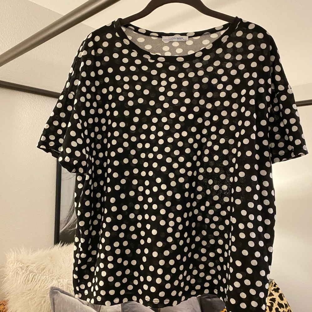 Polka Dot Crop Top